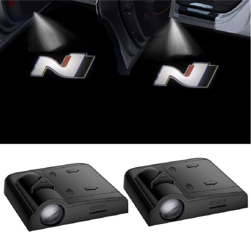 2Pcs Car Auto Accessories Door Light Shadow Ghost Step LED Welcome